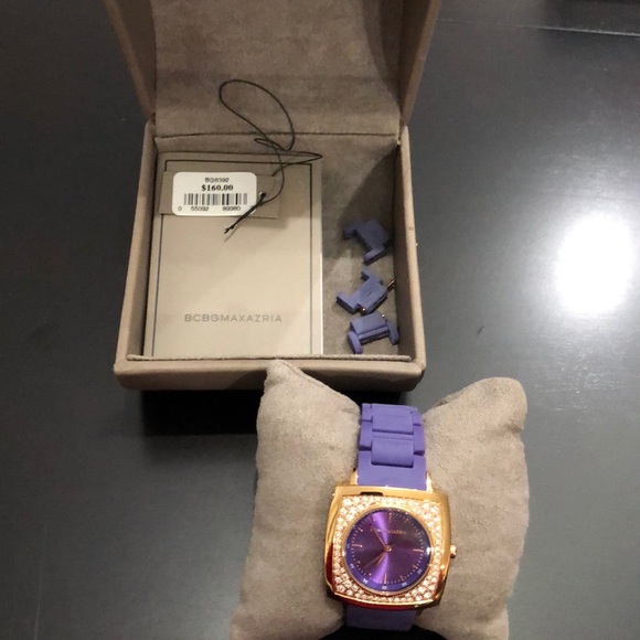 BCBG watch, purple/gold - Picture 2 of 2